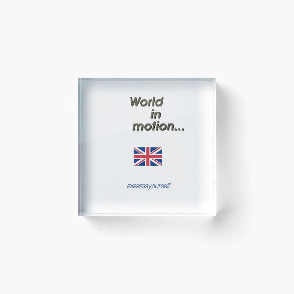 Item preview, England World in motion - Express yourself  designed and sold by -electricdreams.