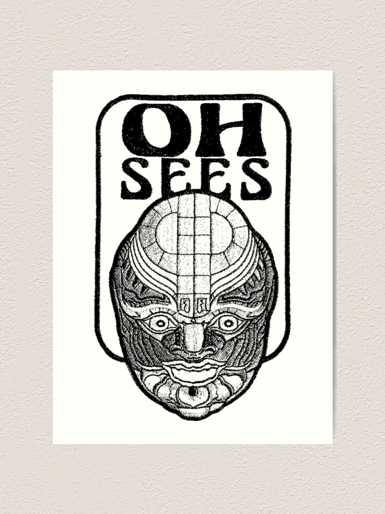 Thee Oh Sees Art Print By Zaramonsa Redbubble