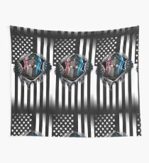Black Knight American Flag Version 2 Wall Tapestry