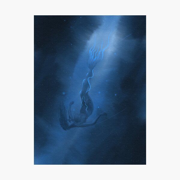 I Was up All Night Trying to Stop 2018 MerMay Painting Photographic Print