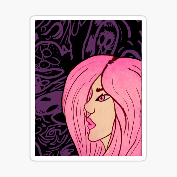 Pink Sticker