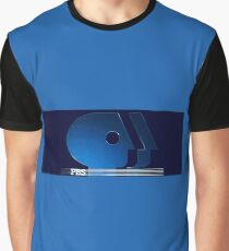 Vintage PBS Logo Grafik T-Shirt
