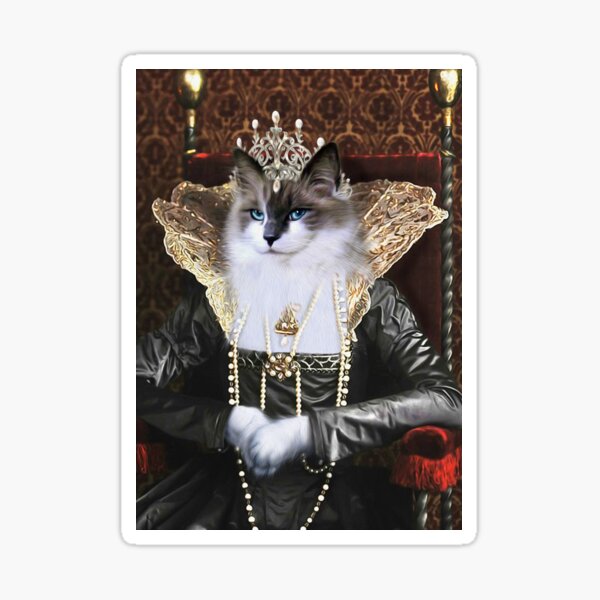 Cat Portrait - Skyler Sticker