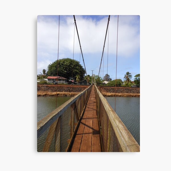 Item preview, maui, hawaii pedestrian foot bridge over river canal designed and sold by hbsr911.