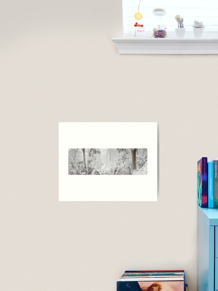 Thumbnail 1 of 3, Art Print, Snowy Trees, Alpine National Park, Victoria, Australia designed and sold by Michael Boniwell.