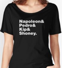Napoleon Dynamite – Helvetica List Shirt Women's Relaxed Fit T-Shirt