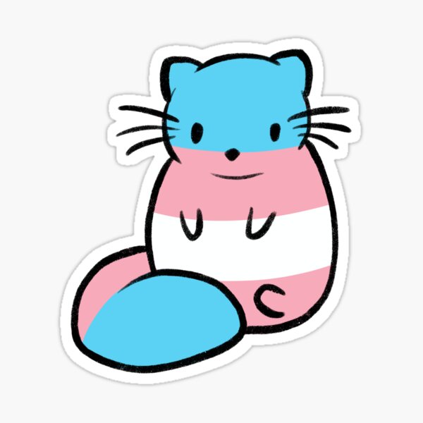 LGBTQA+ Cats - Transgender Sticker