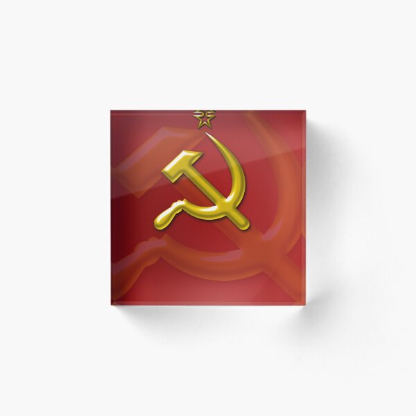 Soviet Union Acrylic Block