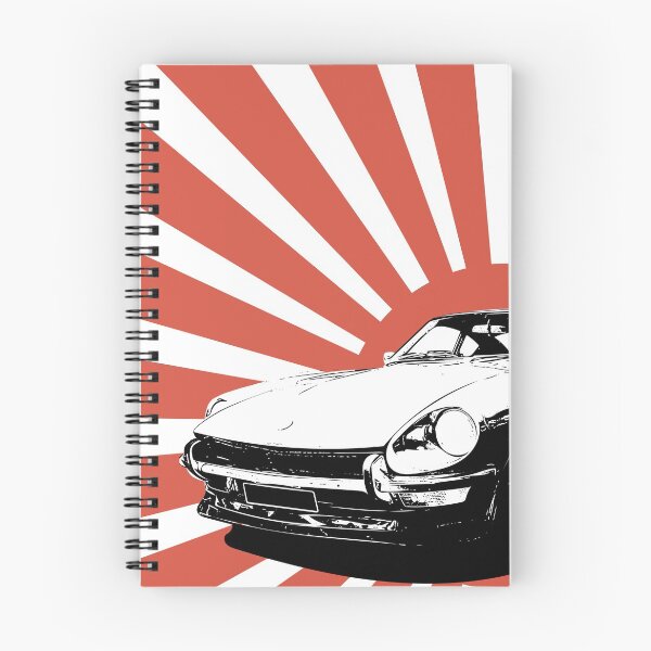 Item preview, Datsun 240Z on a rising sun designed and sold by Holneub.