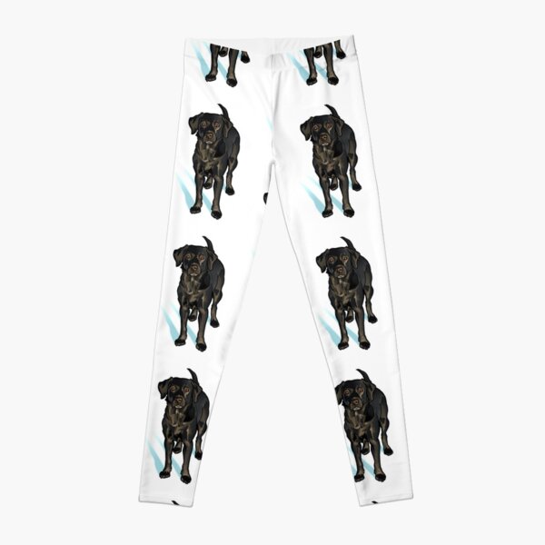 Black Lab in the Snow Leggings