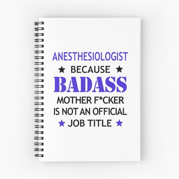 Item preview, Anesthesiologist Badass Mother F*cker Funny Birthday Christmas Gift designed and sold by smily-tees.