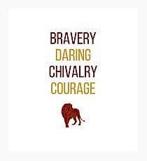 Red words Photographic Print