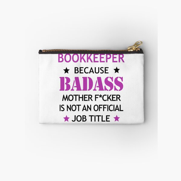 Item preview, Bookkeeper Badass Mother F*cker Funny Birthday Christmas Gift designed and sold by smily-tees.