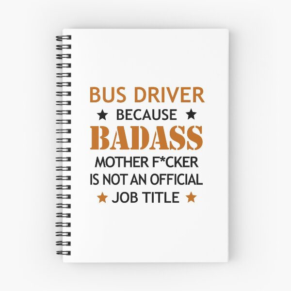 Item preview, Bus Driver Badass Mother F*cker Funny Birthday Christmas designed and sold by smily-tees.
