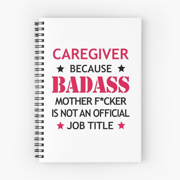 Item preview, Caregiver Badass Mother F*cker Funny Birthday Christmas Gift designed and sold by smily-tees.