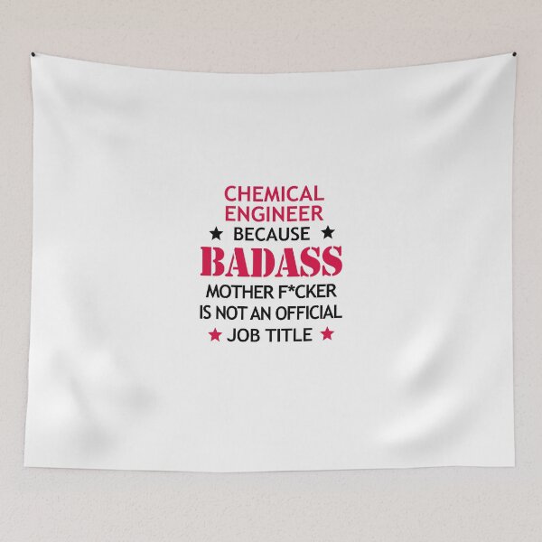 Item preview, Chemical Engineer Badass Mother F*cker Funny Birthday Christmas designed and sold by smily-tees.