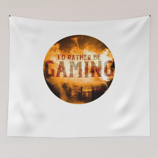 Item preview, Gaming Artwork "I'd Rather Be Gaming" Explosion designed and sold by festivalshirt.