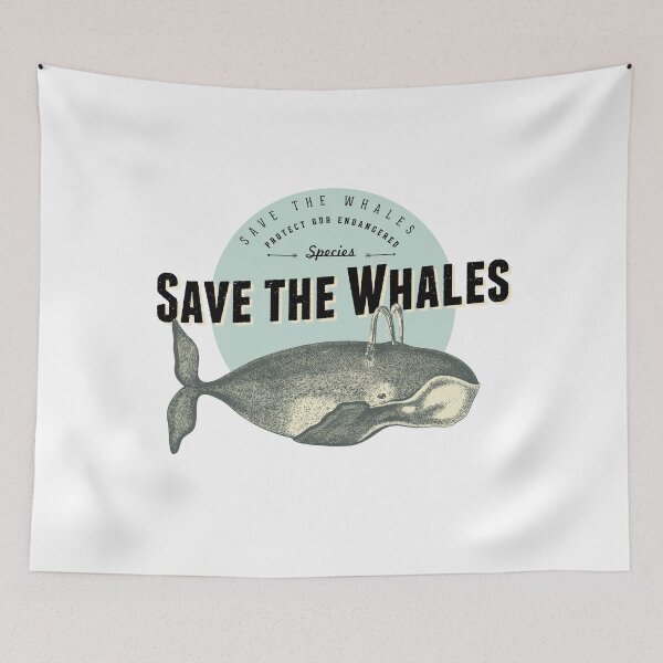 Artikelvorschau, Save the Whales entworfen und verkauft von augenpulver.