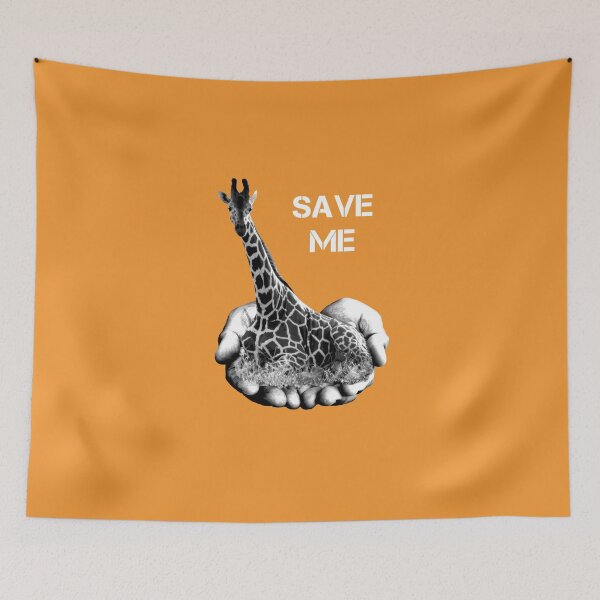 Item preview, Giraffe - Save Me - Africa - Kenya designed and sold by TShirtsundMehr.