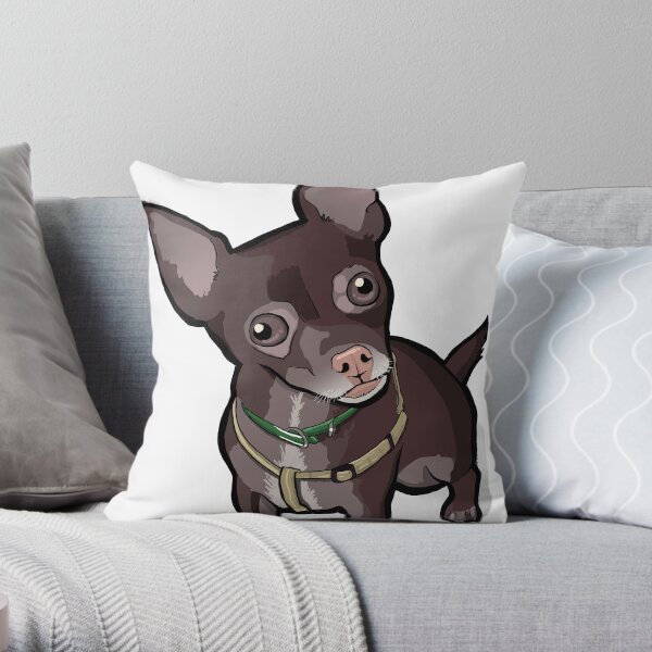 Taco (Chihuahua) Throw Pillow