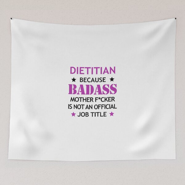 Item preview, Dietitian Badass Mother F*cker Funny Birthday Christmas Gift designed and sold by smily-tees.