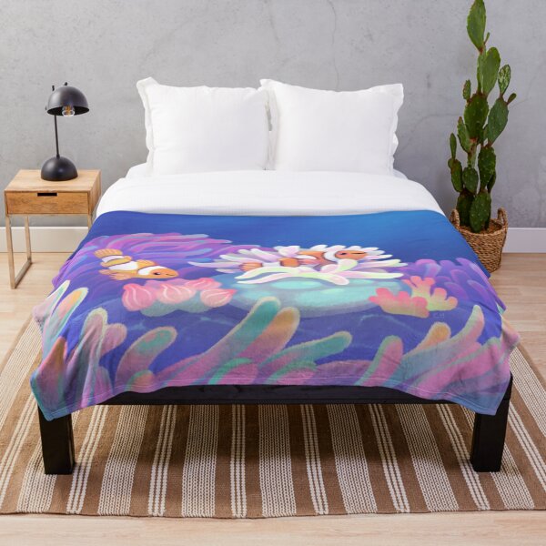 Anemone home Throw Blanket