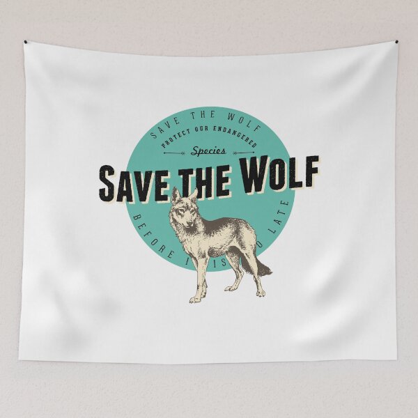 Item preview, Save the Wolf designed and sold by augenpulver.