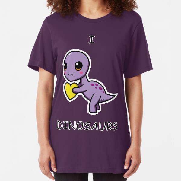 Chibi Dinosaur 2.1 Slim Fit T-Shirt