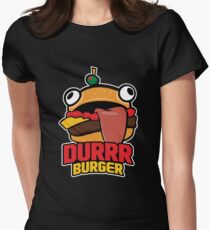 Durrr Burger Women's Fitted T-Shirt
