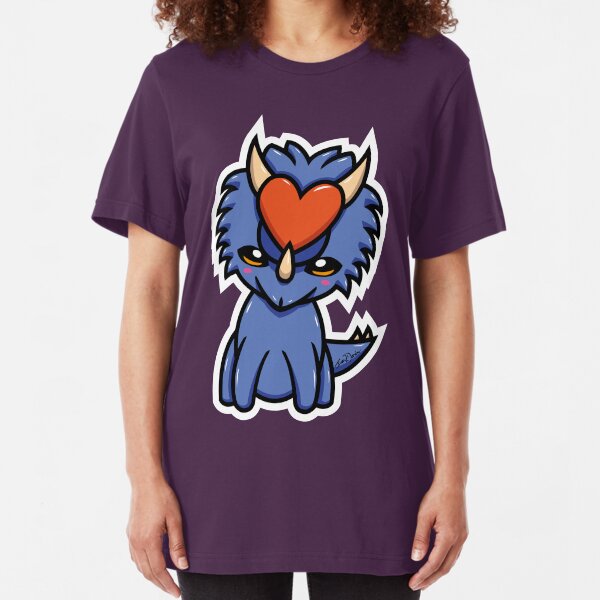 Chibi Dinosaur 3.2 Slim Fit T-Shirt