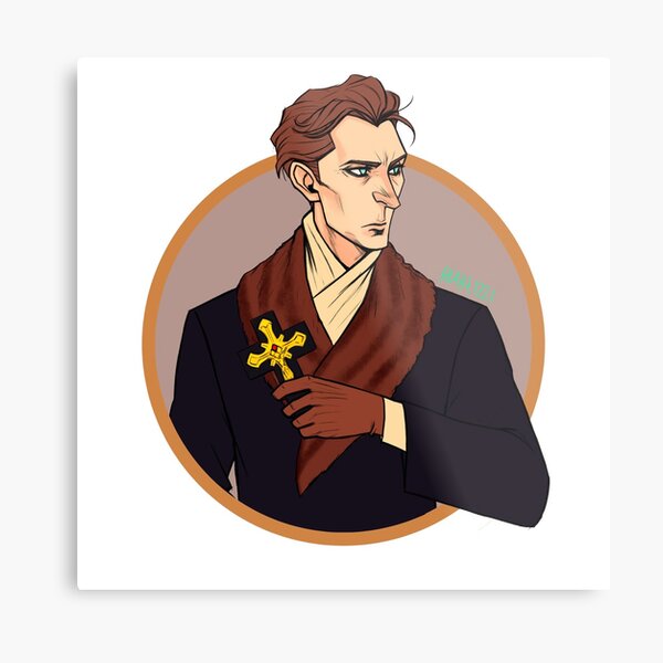 Doctor Van Helsing Metal Print