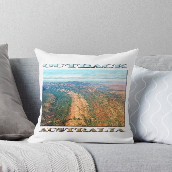 Aperçu de l'œuvre Montagnes de l'Outback (affiche sur fond blanc) créée et vendue par Ray's Photos & Art.