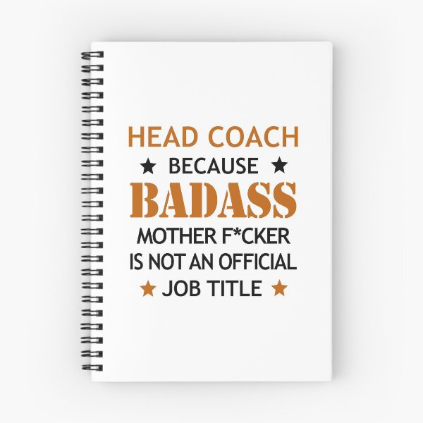 Item preview, Head Coach Badass Mother F*cker Funny Birthday Christmas designed and sold by smily-tees.
