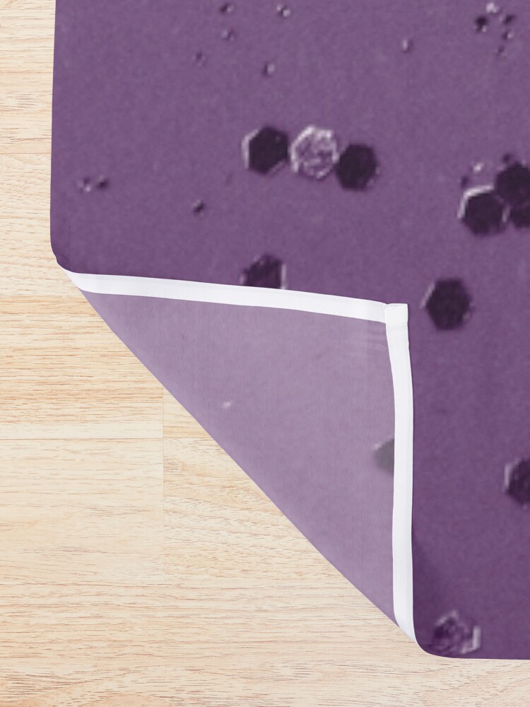 Alternate view of PURPLE Glitter Dream #1 (Faux Glitter) #shiny #decor #art Shower Curtain