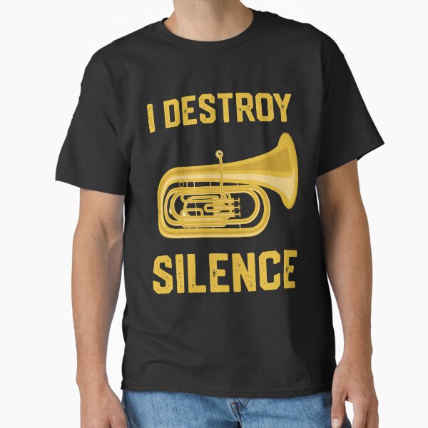 Aperçu de l'œuvre T-shirts de tuba amusants - Cadeau de fanfare de joueur de tuba créée et vendue par mrsmitful.