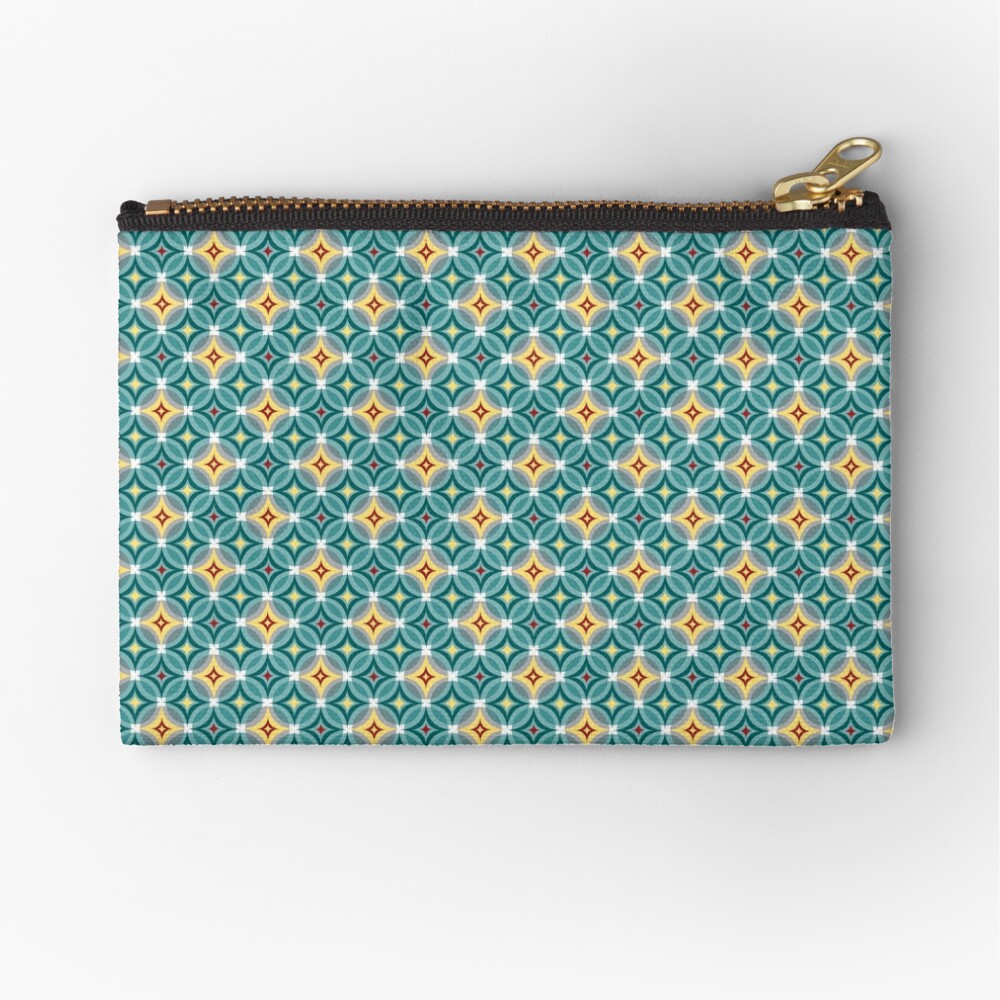 Little Twinks in Green and Yellow Zipper Pouch