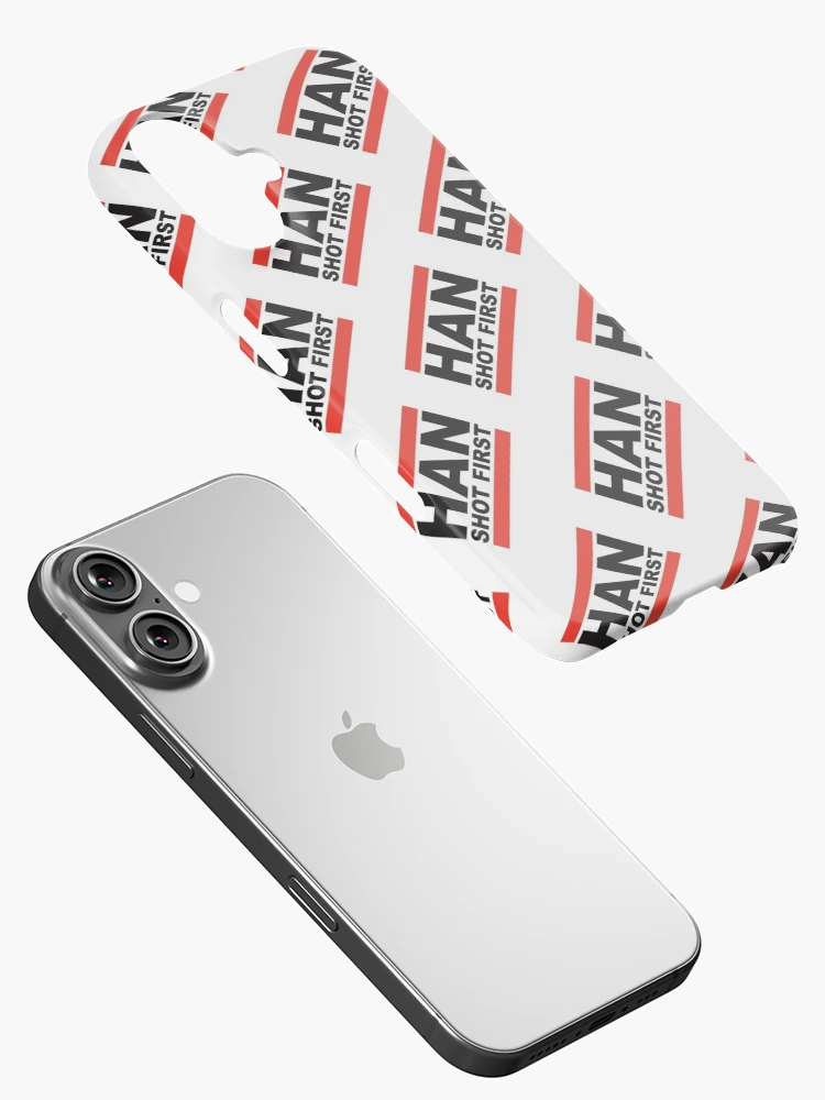 Thumbnail 2 of 4, iPhone Case, Han Shot First Pattern designed and sold by MurphyCreative.