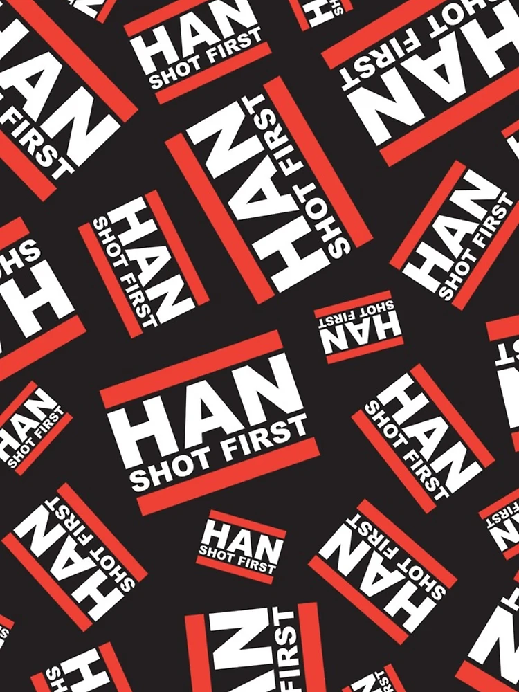 Thumbnail 4 of 4, iPhone Case, Han Shot First Pattern designed and sold by MurphyCreative.