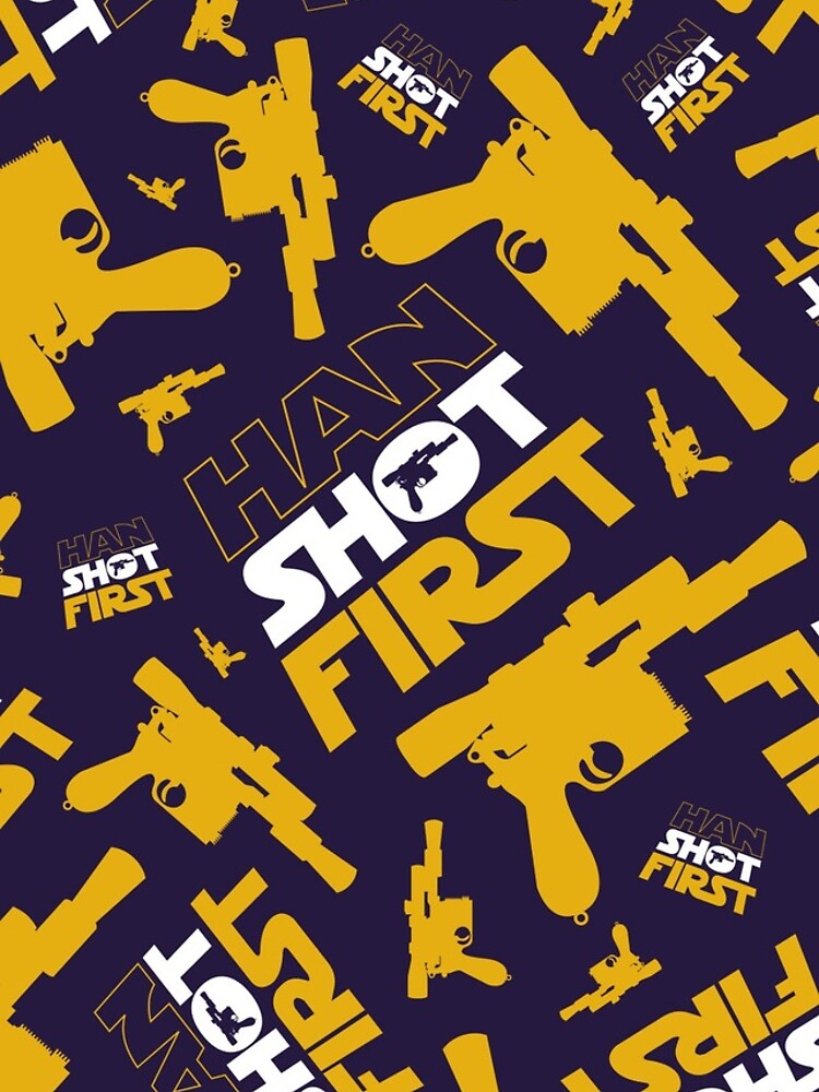 Thumbnail 4 of 4, iPhone Case, Han Shot First Pattern designed and sold by MurphyCreative.