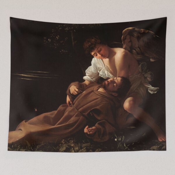 Item preview, Francis of Assisi in Ecstasy - Michelangelo Merisi da Caravaggio designed and sold by themasters.