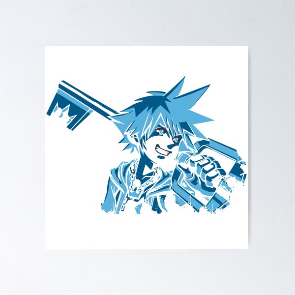 Vista previa del artículo con la obra «Kingdom Hearts Sora», diseñado y vendido por skydesigns.