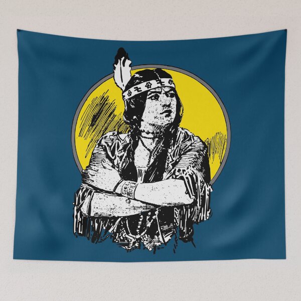 Item preview, native girl sioux apache designed and sold by untagged-shop.