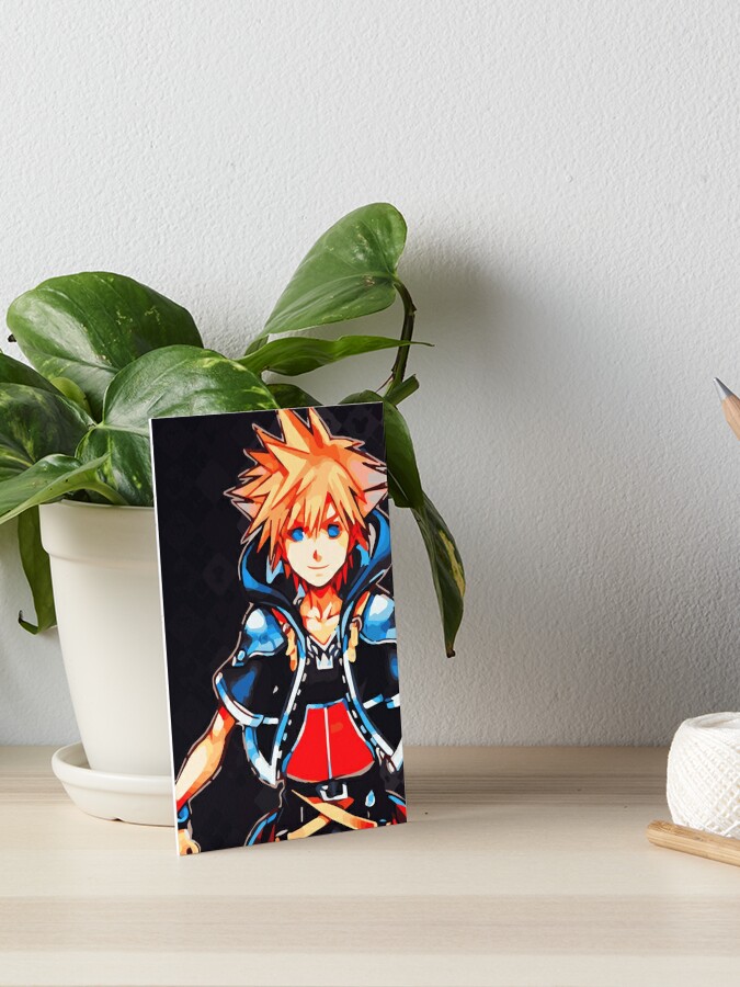 Kingdom hearts Sora Art Board Print for Sale by skydesigns