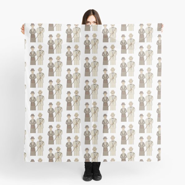 Marple and Poirot Scarf
