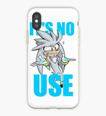 Silver The Hedgehog It's No Use iPhone Case