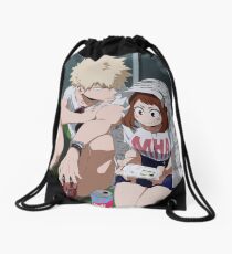 Night times at the Balcony and Drinks Drawstring Bag