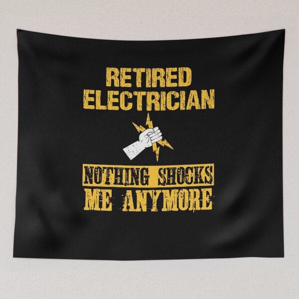 Item preview, Retired Electrician Pension Electric Electricity designed and sold by Basti09.