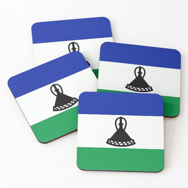 Item preview, Lesotho Flag designed and sold by YaelleDark.