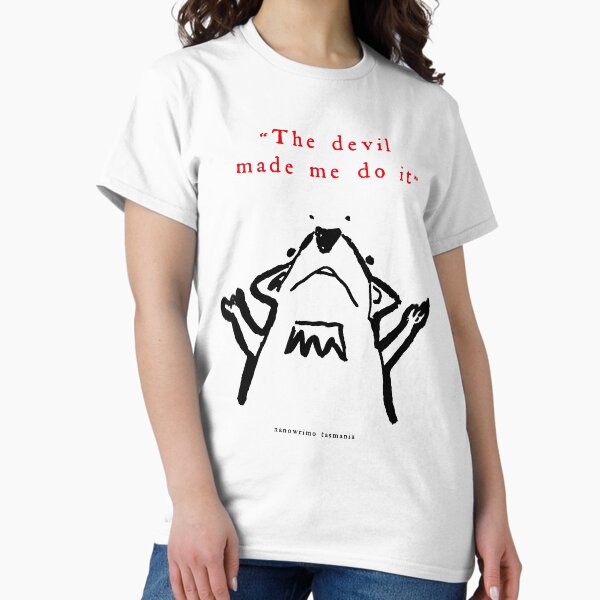 Item preview, nanowrimo tasmania: the devil made me do it //ver 1 designed and sold by SeaFury and Pete.