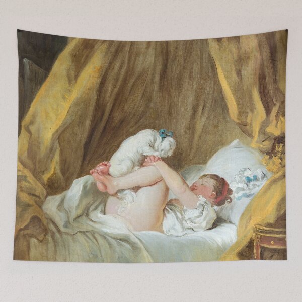 Item preview, Girl with dog - Jean-Honoré Fragonard designed and sold by themasters.